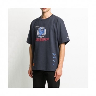 [헤론프레스턴]Heron Preston 2021 Mens Printing Crew neck Short Sleeved Oversize Tshirt - 헤론프레스턴 2021 남성 프린팅 코튼 오버사이즈 반팔티 Hron0031x.Size(s 