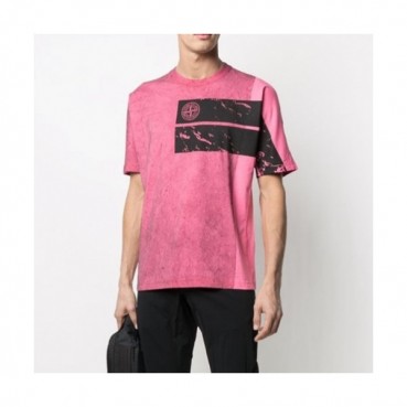 [스톤아일랜드]Stone Island 2021 Mens Crew-neck Cotton Short Sleeved Tshirts 