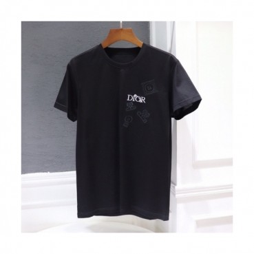 [매장판]Dior 2021 Mm/Wm Casual Crew-neck Short Sleeved Tshirts 