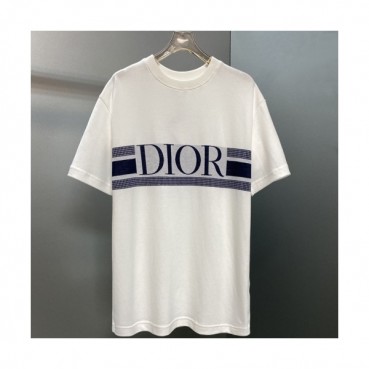 [매장판]Dior 2021 Mm/Wm Casual Crew-neck Short Sleeved Tshirts 