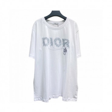 [매장판]Dior 2021 Mm/Wm Casual Crew-neck Short Sleeved Tshirts 