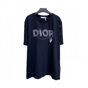 [매장판]Dior 2021 Mm/Wm Casual Crew-neck Short Sleeved Tshirts 