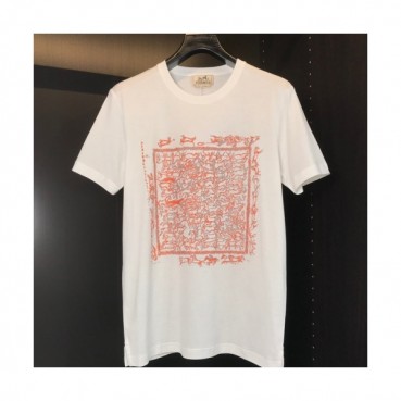[에르메스]Hermes 2021 Mens Crew-neck Short Sleeved Tshirts 