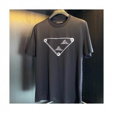 [프라다]Prada 2021 Mm/Wm Basic Logo Short Sleeved Tshirts  - 프라다 2021 남/녀 베이직 로고 반팔티 Pra02216x.Size(m 