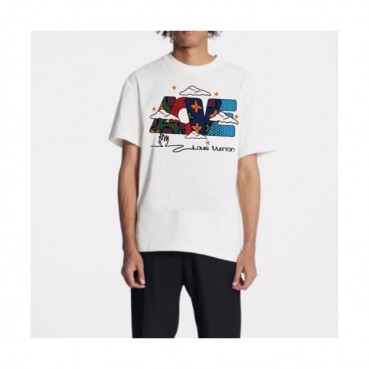 [매장판]Louis vuitton 2021 Mm/Wm Logo Short Sleeved Tshirts - 루이비통 2021 남/녀 로고 반팔티 Lou02751x.Size(s 