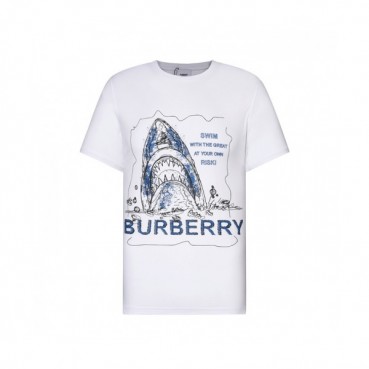 [버버리]Burberry 2021 Mm/Wm Logo Cotton Short Sleeved Tshirts - 버버리 2021 남/녀 로고 코튼 반팔티 Bur03813x.Size(s 
