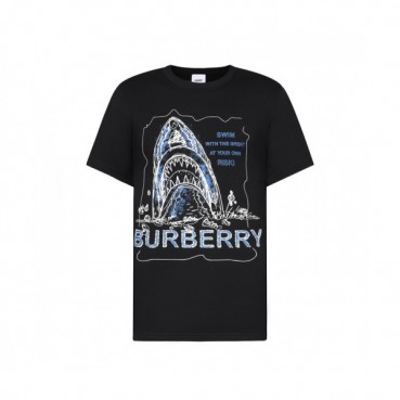 [버버리]Burberry 2021 Mm/Wm Logo Cotton Short Sleeved Tshirts - 버버리 2021 남/녀 로고 코튼 반팔티 Bur03812x.Size(s 