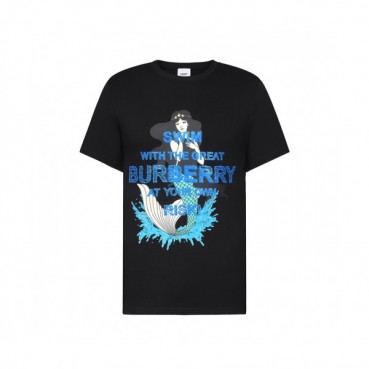 [버버리]Burberry 2021 Mm/Wm Logo Cotton Short Sleeved Tshirts - 버버리 2021 남/녀 로고 코튼 반팔티 Bur03811x.Size(s 