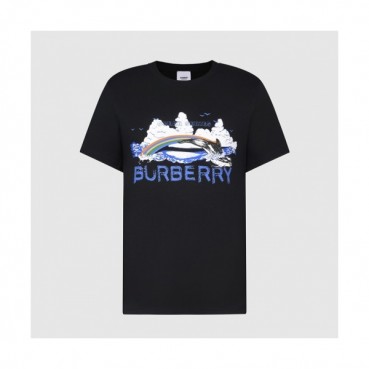 [버버리]Burberry 2021 Mm/Wm Logo Cotton Short Sleeved Tshirts - 버버리 2021 남/녀 로고 코튼 반팔티 Bur03809x.Size(s 