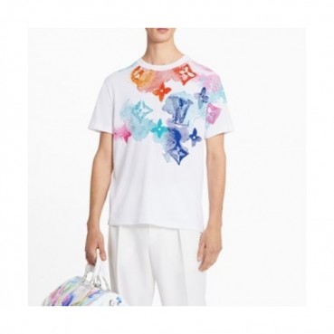 [매장판]Louis vuitton 2021 Mm/Wm Logo Short Sleeved Tshirts - 루이비통 2021 남/녀 로고 반팔티 Lou02747x.Size(xs 