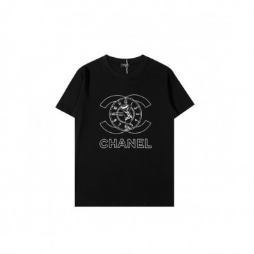 [샤넬]Chanel 2021 Mm/Wm 'CC' Logo Cotton Short Sleeved Tshirts - 샤넬 2021 남/녀 'CC'로고 코튼 반팔티 Cnl0670x.Size(s 