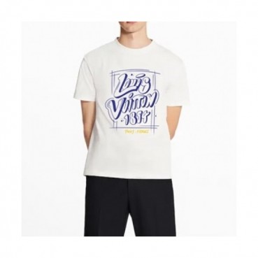 [매장판]Louis vuitton 2021 Mm/Wm Logo Short Sleeved Tshirts - 루이비통 2021 남/녀 로고 반팔티 Lou02744x.Size(s 