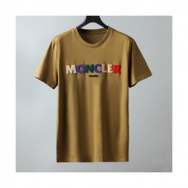 [매장판]Moncler 2021 Mens Logo Crew-neck Short Sleeved Tshirts 