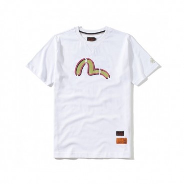 [에비수]Evisu 2021 Mens Evisukuro Cotton Short Sleeved Tshirts - 에비수 2021 남성 갈매기 코튼 반팔티 Evi0048x.Size(m 