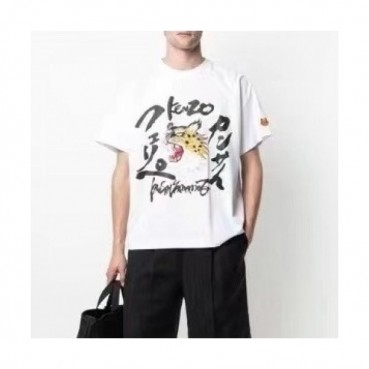 [겐조]Kenzo 2021 Mm/Wm Tiger Cotton Short Sleeved Tshirts - 겐조 2021 남/녀 타이거 캐쥬얼 코튼  반팔티 Ken0141x.Size(xs 