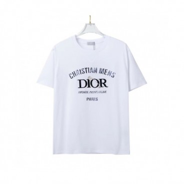 [매장판]Dior 2021 Mm/Wm Casual Crew-neck Short Sleeved Tshirts 