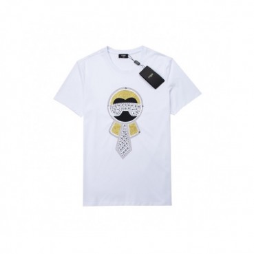 [펜디]Fendi 2021 Mens Logo Casual Short Sleeved Tshirts - 펜디 2021 남성 로고 캐쥬얼 코튼 반팔티 Fen0955x.Size(xs 