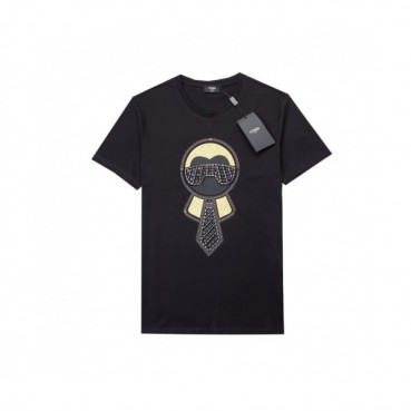 [펜디]Fendi 2021 Mens Logo Casual Short Sleeved Tshirts - 펜디 2021 남성 로고 캐쥬얼 코튼 반팔티 Fen0954x.Size(xs 