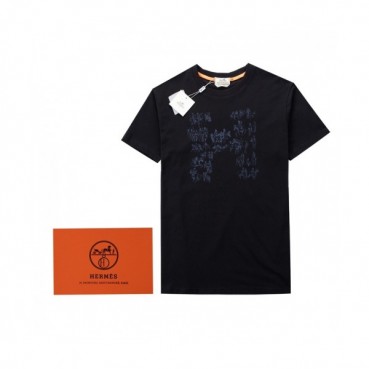 [에르메스]Hermes 2021 Mens Crew-neck Short Sleeved Tshirts 