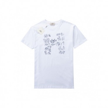 [에르메스]Hermes 2021 Mens Crew-neck Short Sleeved Tshirts 