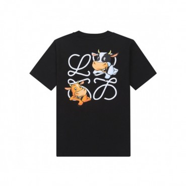 [로에베]Loewe 2021 Mm/Wm Smile Short Sleeved Tshirts - 로에베 2021 남/녀 스마일 반팔티 Loe0410x.Size(xs 