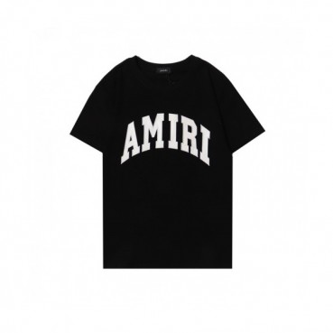 Amiri 2021 Mm/Wm Logo Cotton Short Sleeved Tshirts - 아미리 2021 남/녀 로고 코튼 반팔티 Ami0167x.Size(s 