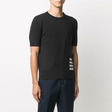 톰브라운 남성 라운드 반팔티 - Thom Browne Mens Round Tshirts 