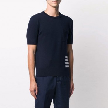 톰브라운 남성 라운드 반팔티 - Thom Browne Mens Round Tshirts 