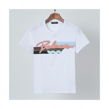 [발망]Balmain 2021 Mens Logo Cotton Short Sleeved Tshirs - 발망 2021 남성 로고 코튼 반팔티 Bam0114x.Size(m 