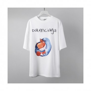 [발렌시아가]Balenciaga 2021 Mm/Wm Logo Cotton Short Sleeved Tshirts - 발렌시아가 2021 남/녀 로고 코튼 반팔티 Bal0990x.Size(xs 