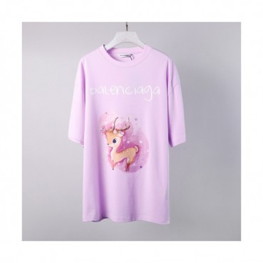 [발렌시아가]Balenciaga 2021 Mm/Wm Logo Cotton Short Sleeved Tshirts - 발렌시아가 2021 남/녀 로고 코튼 반팔티 Bal0989x.Size(xs 