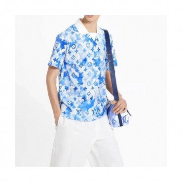 [루이비통]Louis vuitton 2021 Mens Logo Short Sleeved Tshirts - 루이비통 2021 남성 로고 반팔티 Lou02712x.Size(xs 