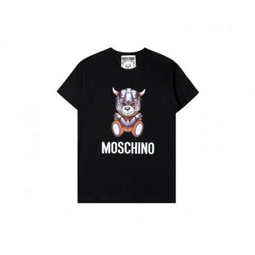 [모스키노]Moschino 2021 Mm/Wm Logo Cotton Short Sleeved Tshirts - 모스키노 2021 남/녀 로고 코튼 반팔티 Mos0146x.Size(s 