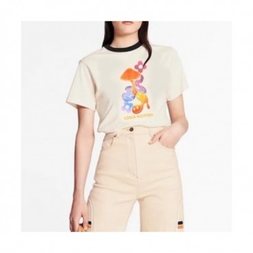 Louis vuitton 2021 Mm/Wm Logo Short Sleeved Tshirts - 루이비통 2021 남/녀 로고 반팔티 Lou02707x.Size(s 