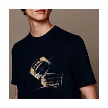 [에르메스]Hermes 2021 Mens Crew-neck Short Sleeved Tshirts 