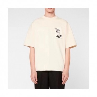 Ami 2021 Mm/Wm Casual Cotton Short Sleeved Tshirt - 아미 2021 남/녀 로고 코튼 캐쥬얼 반팔티 Ami0092x.Size(s 