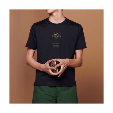 [에르메스]Hermes 2021 Mens Crew-neck Short Sleeved Tshirts 