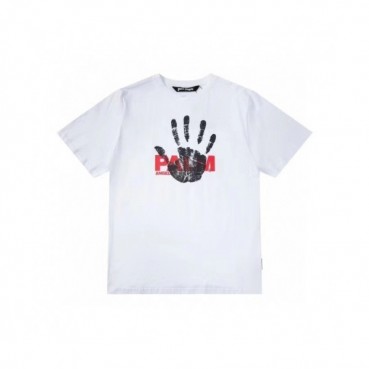 [팜 엔젤스]Palm Angels 2021 Mm/Wm Logo Cotton Short Sleeved Tshirts - 팜 엔젤스 2021 남/녀 로고 코튼 반팔티셔츠 Pam0290x.Size(s 