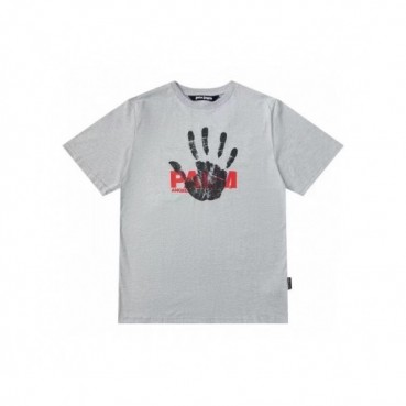 [팜 엔젤스]Palm Angels 2021 Mm/Wm Logo Cotton Short Sleeved Tshirts - 팜 엔젤스 2021 남/녀 로고 코튼 반팔티셔츠 Pam0291x.Size(s 