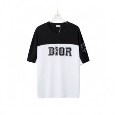 [디올]Dior 2021 Mm/Wm Casual Crew-neck Short Sleeved Tshirts 