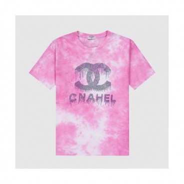 [샤넬]Chanel 2021 Mm/Wm 'CC' Logo Cotton Short Sleeved Tshirts - 샤넬 2021 남/녀 'CC'로고 코튼 반팔티 Cnl0669x.Size(s 