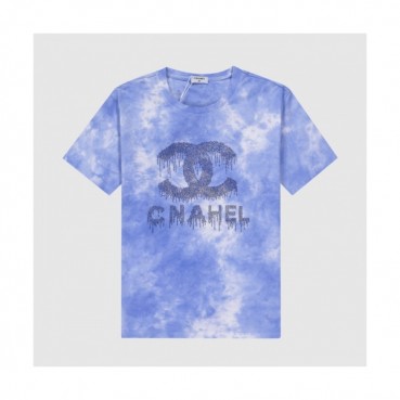 [샤넬]Chanel 2021 Mm/Wm 'CC' Logo Cotton Short Sleeved Tshirts - 샤넬 2021 남/녀 'CC'로고 코튼 반팔티 Cnl0667x.Size(s 