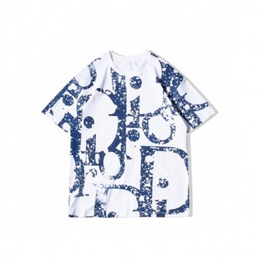 [디올]Dior 2021 Mm/Wm Casual Crew-neck Short Sleeved Tshirts 