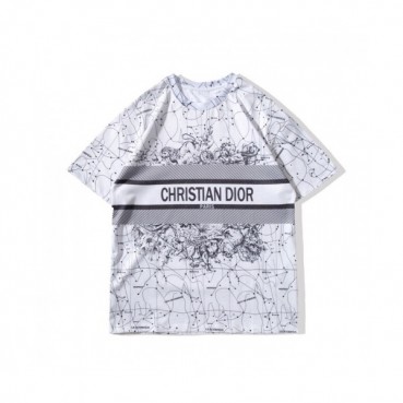 [디올]Dior 2021 Mm/Wm Casual Crew-neck Short Sleeved Tshirts 