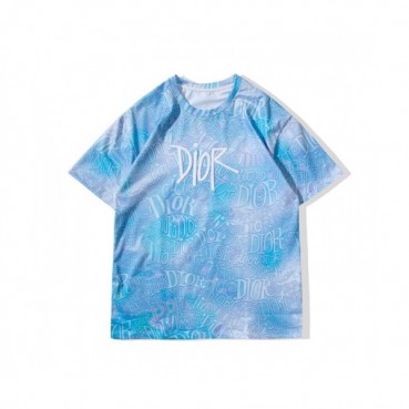 [디올]Dior 2021 Mm/Wm Casual Crew-neck Short Sleeved Tshirts 