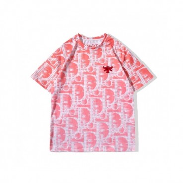 [디올]Dior 2021 Mm/Wm Casual Crew-neck Short Sleeved Tshirts 