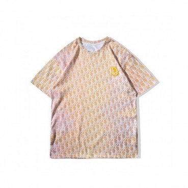 [디올]Dior 2021 Mm/Wm Casual Crew-neck Short Sleeved Tshirts 