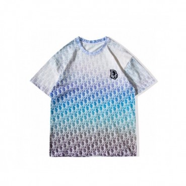 [디올]Dior 2021 Mm/Wm Casual Crew-neck Short Sleeved Tshirts 