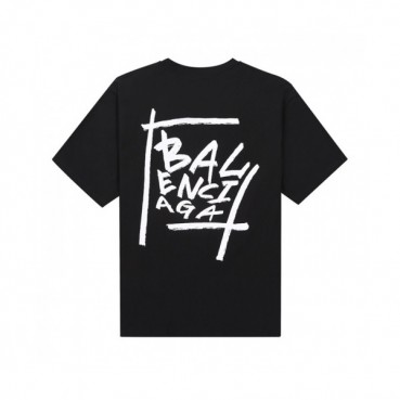 [발렌시아가]Balenciaga 2021 Mm/Wm Logo Cotton Short Sleeved Tshirts - 발렌시아가 2021 남/녀 로고 코튼 반팔티 Bal0981x.Size(xs 