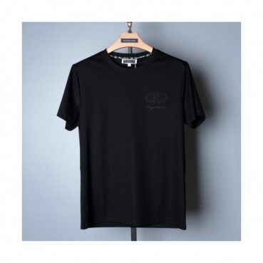 [페라가모]Ferragamo 2021 Mens Basic Logo Cotton Short Sleeved Tshirts - 페라가모 2021 남성 베이직 로고 코튼 반팔티 Fer0324x.Size(m 
